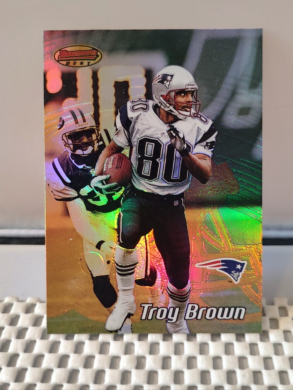Troy Brown Football Trading Card 2002